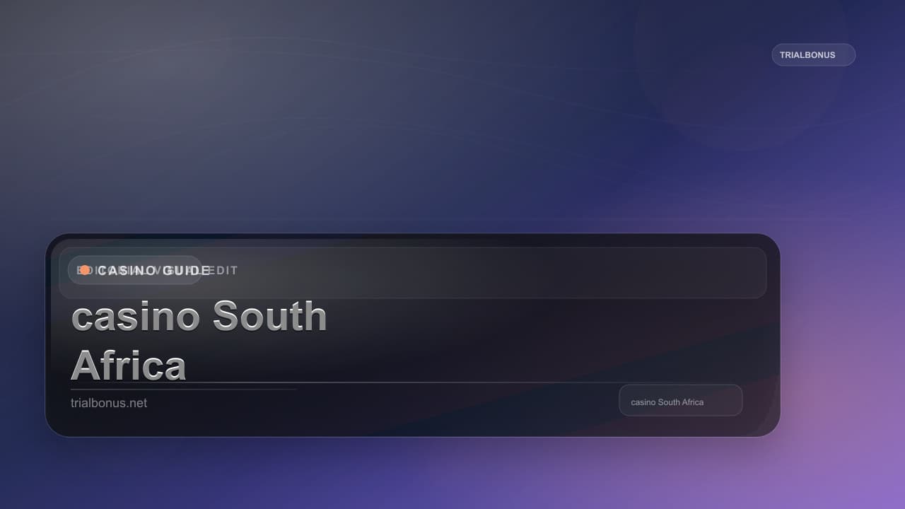 Online casino South Africa