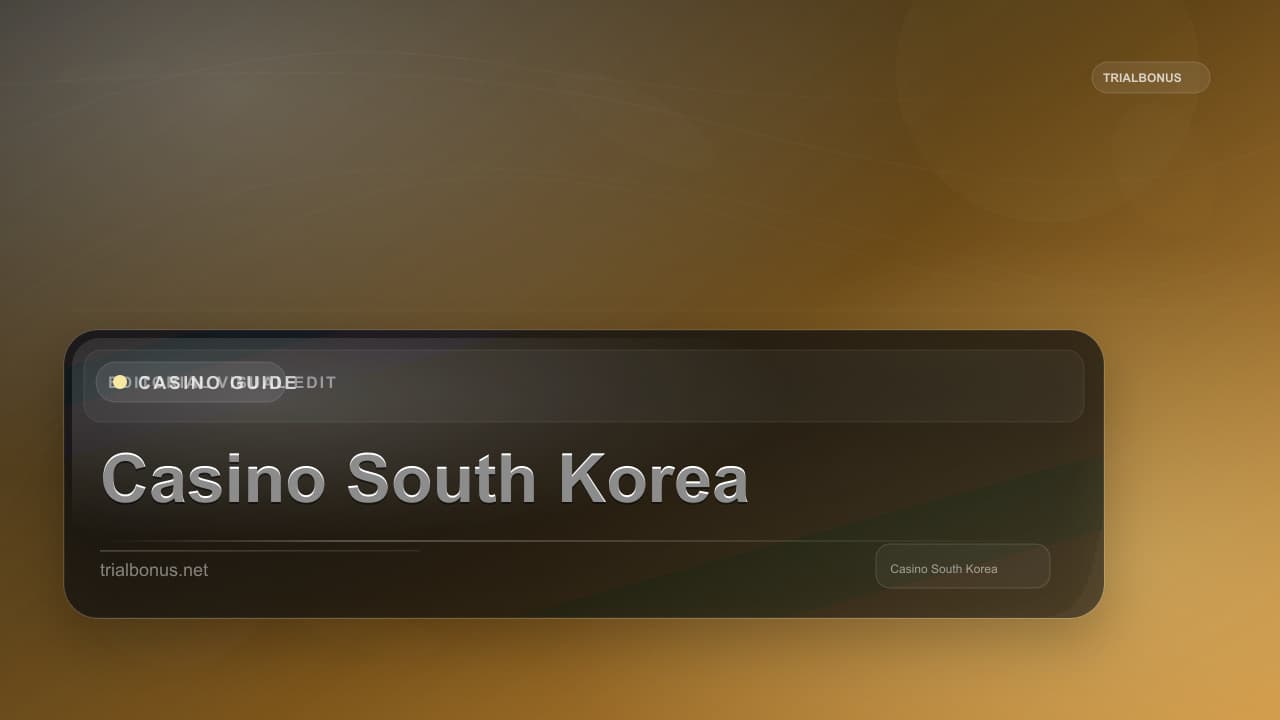 Online Casino South Korea Guide