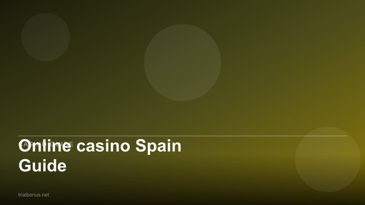 Online casino Spain Guide