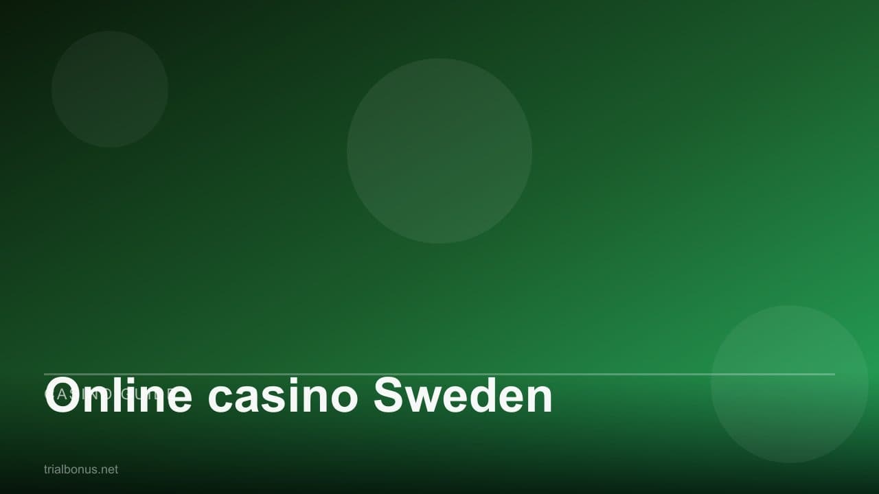 Online casino Sweden