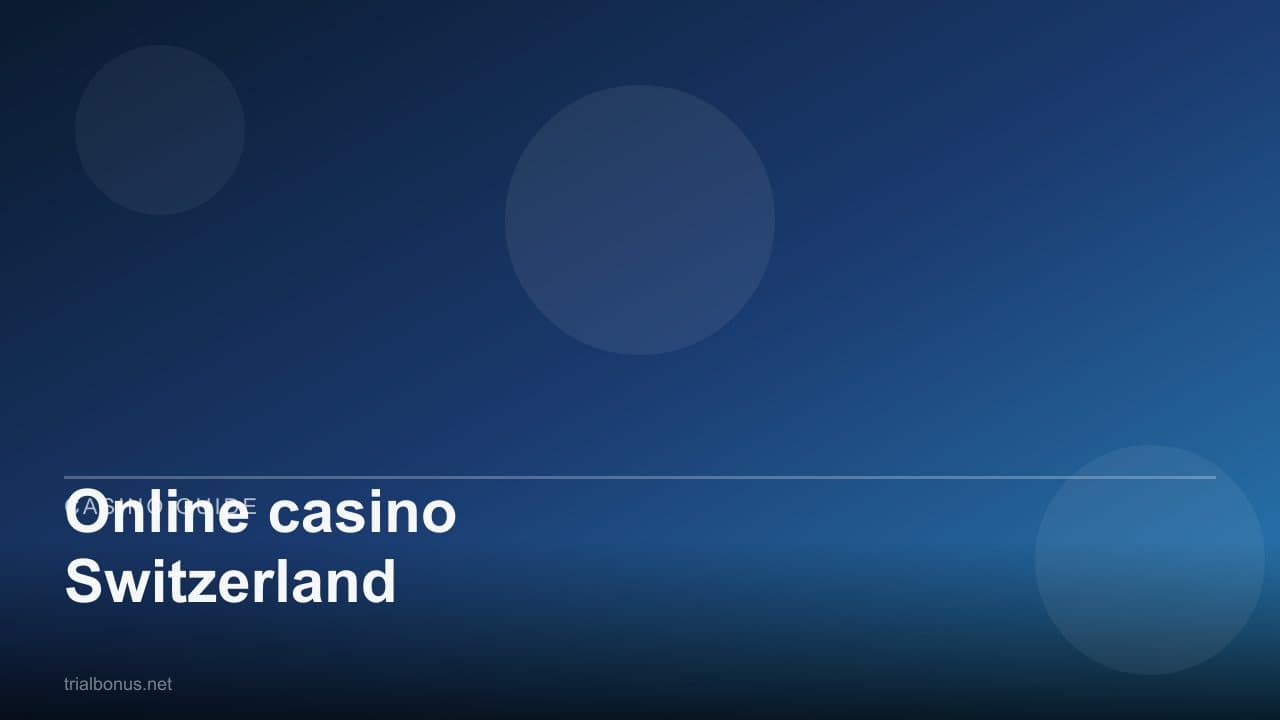 Online casino Switzerland
