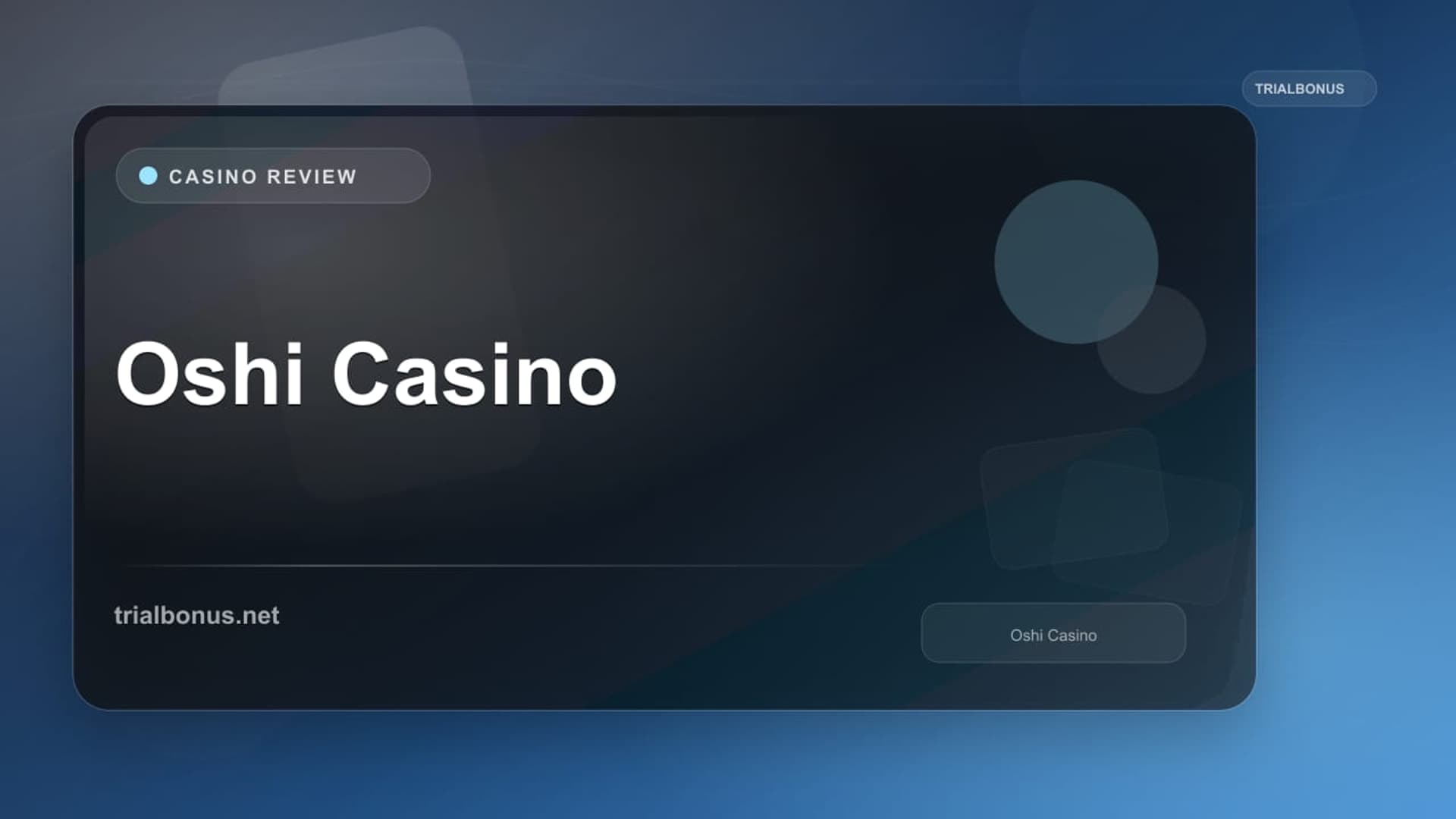Oshi Casino