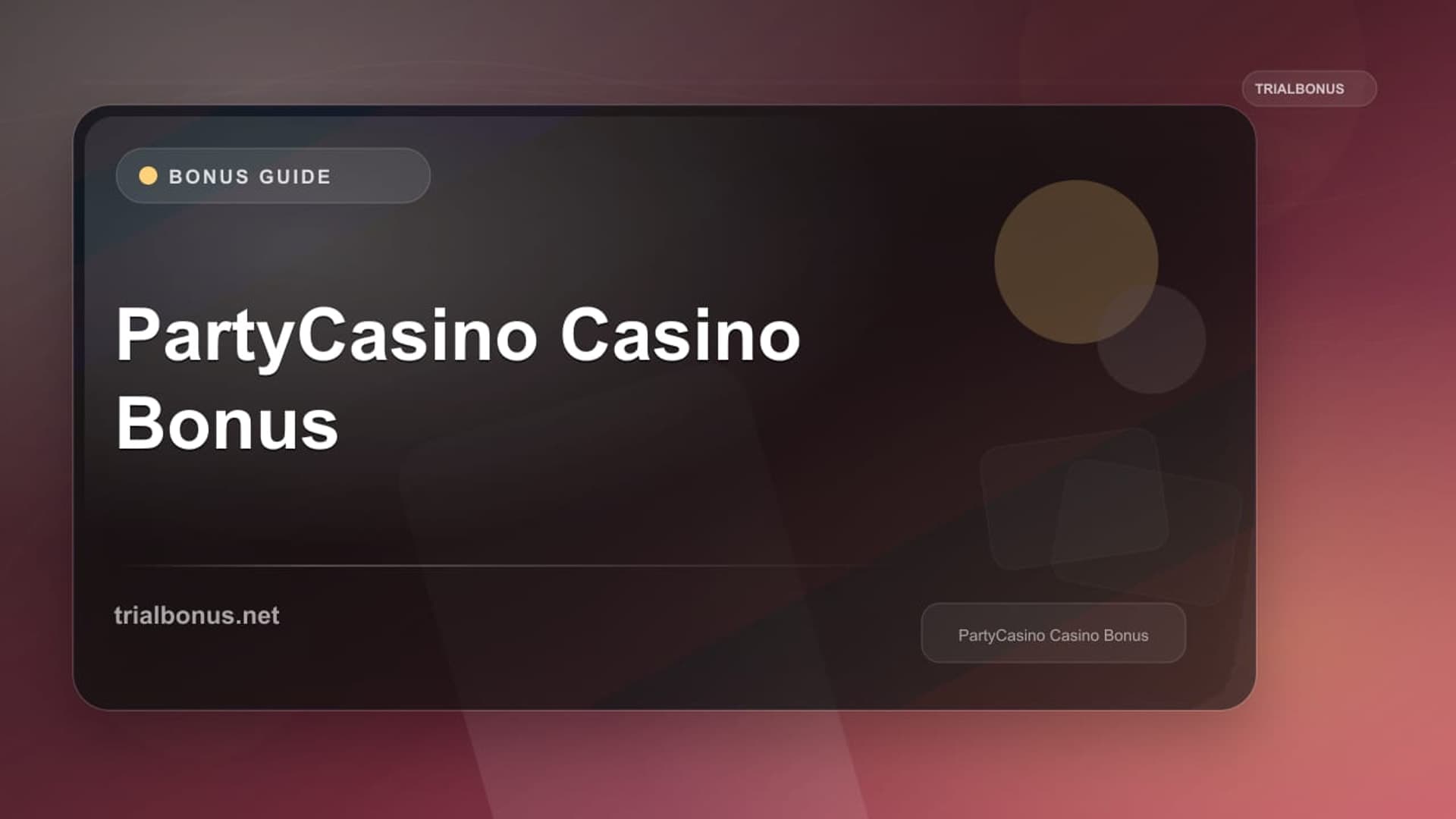 PartyCasino Casino Bonus