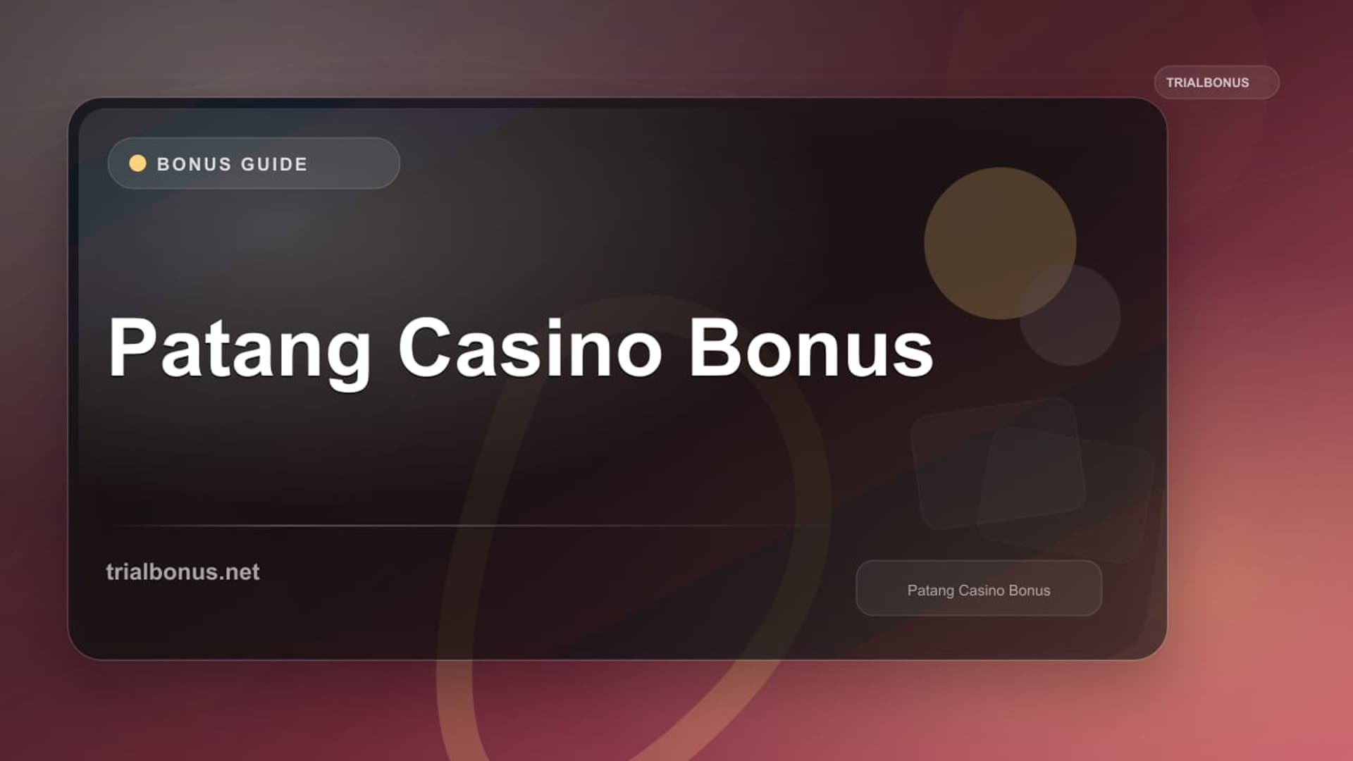 Patang Casino Bonus