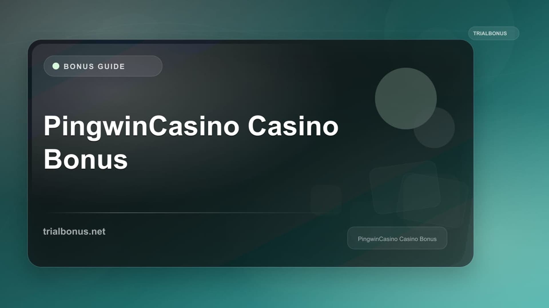 PingwinCasino Casino Bonus