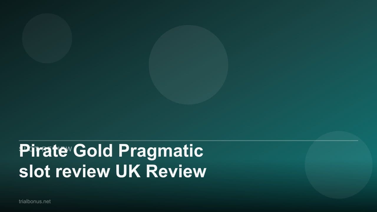 Pirate Gold Pragmatic slot review UK Review