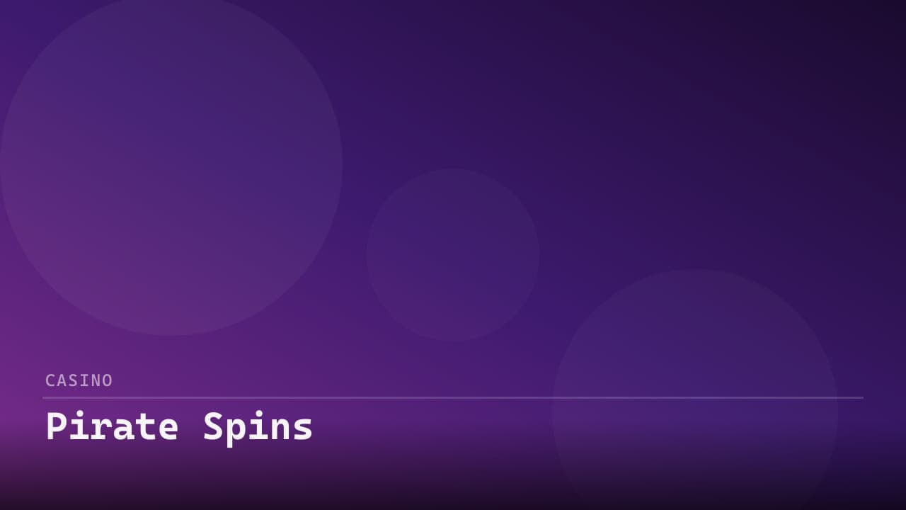 Pirate Spins