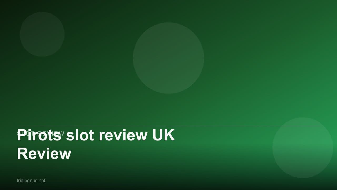 Pirots slot review UK Review