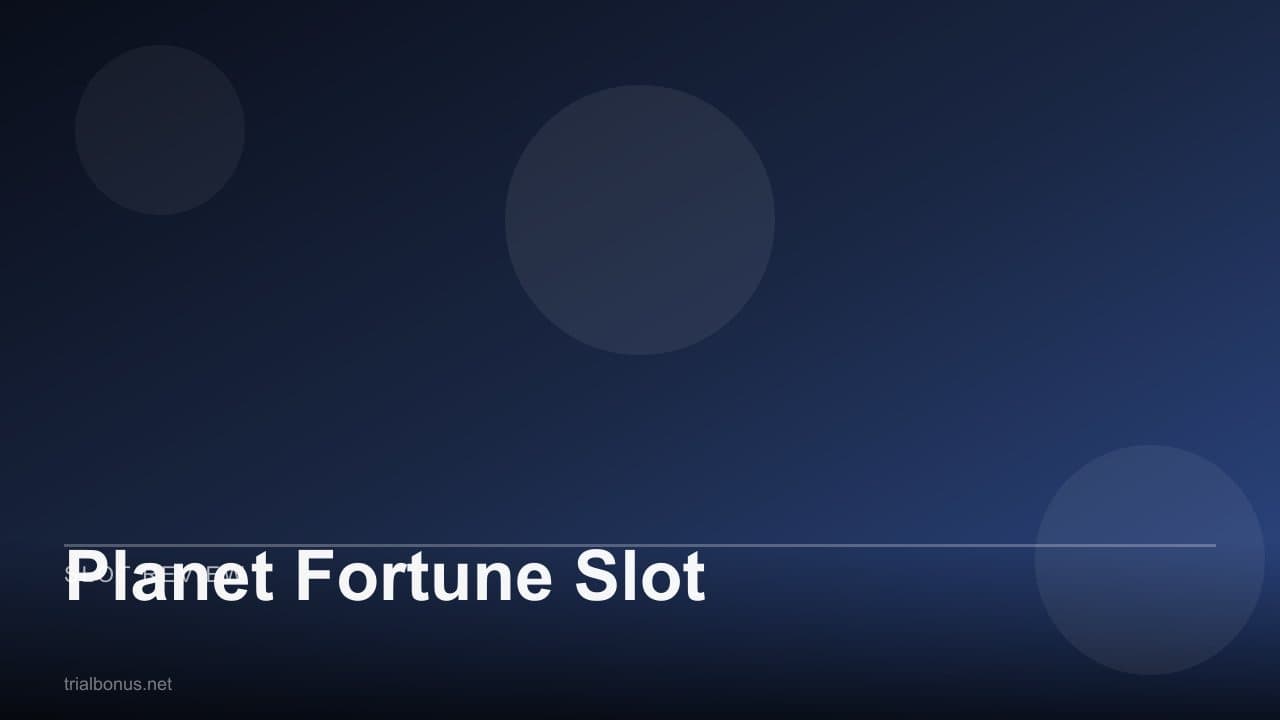 Planet Fortune Slot