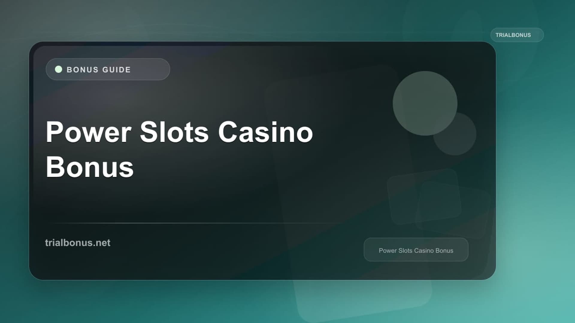 Power Slots Casino Bonus