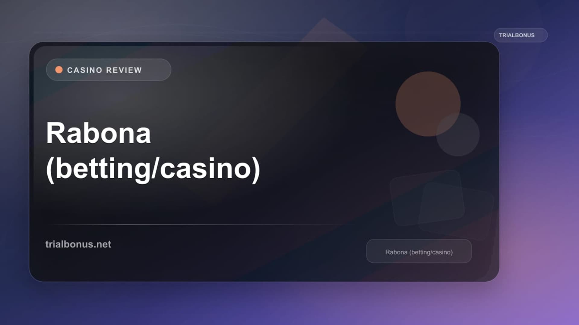 Rabona (betting/casino)