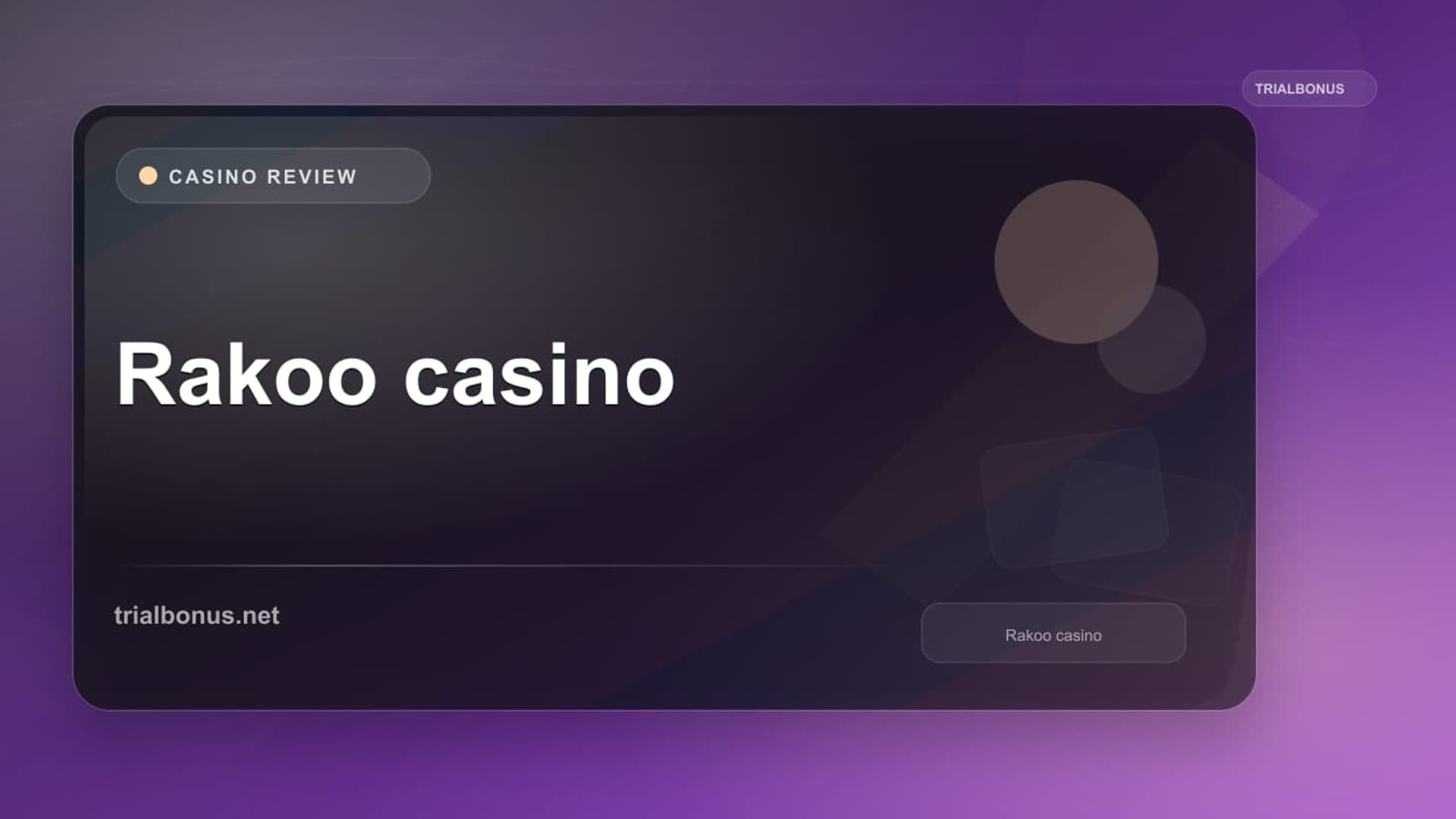 Rakoo casino