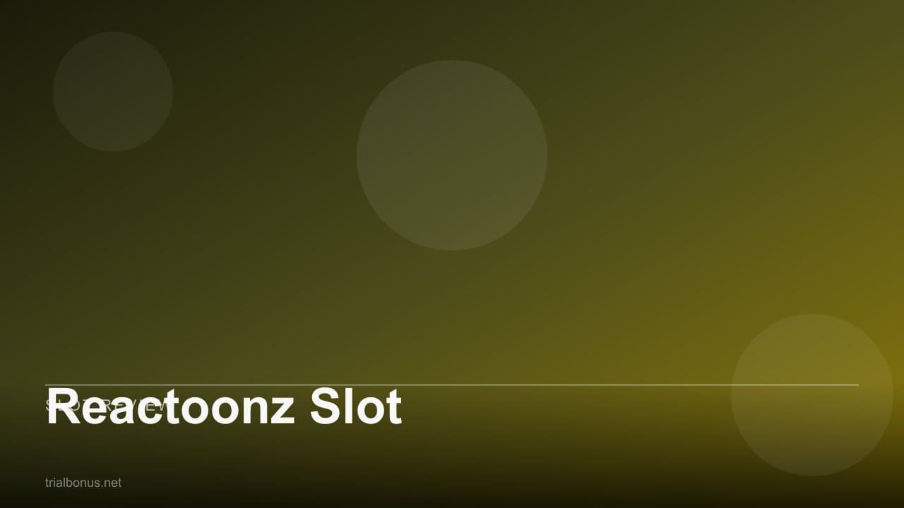 Reactoonz Slot