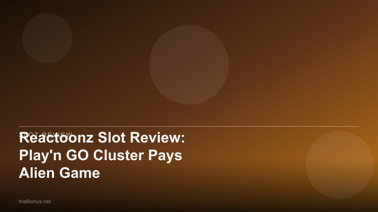 Reactoonz Slot Review: Play'n GO Cluster Pays Alien Game