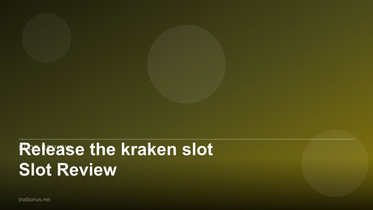 Release the kraken slot Slot Review