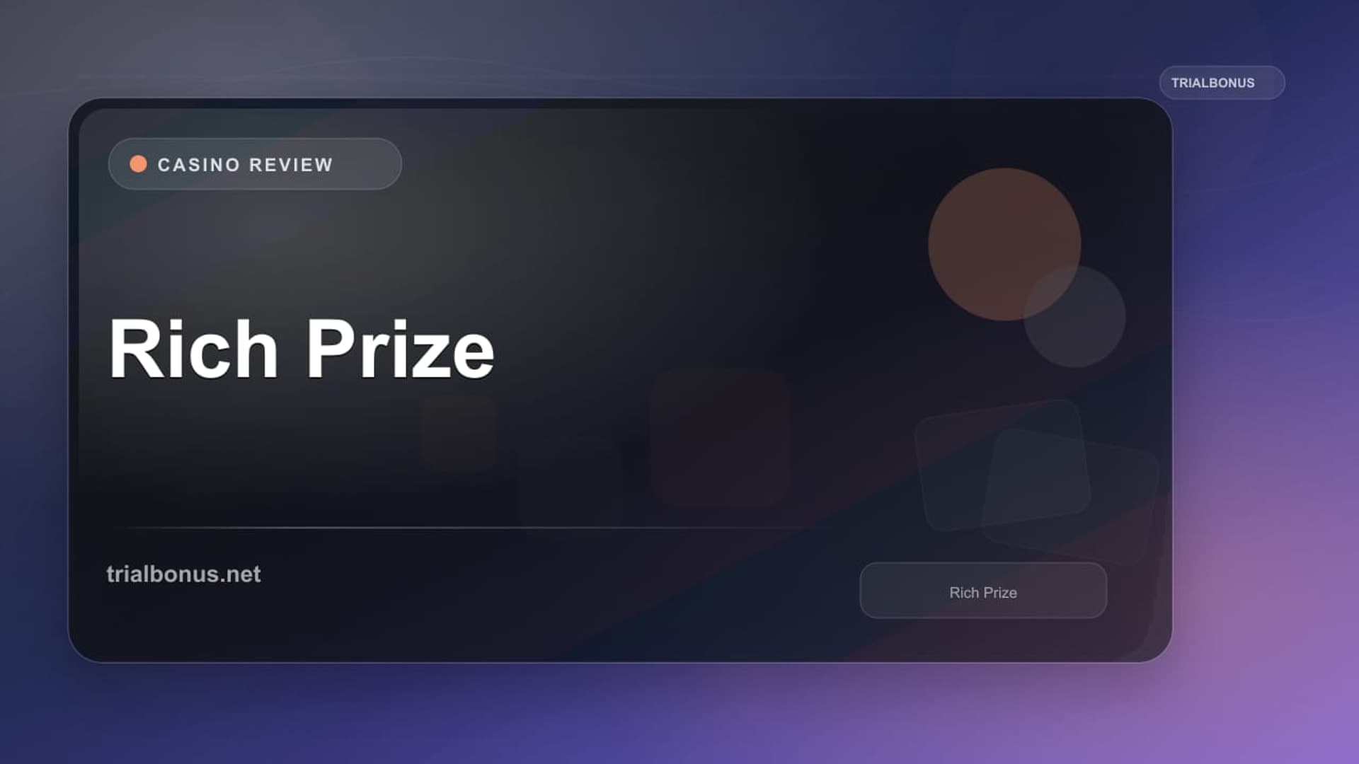 Rich Prize
