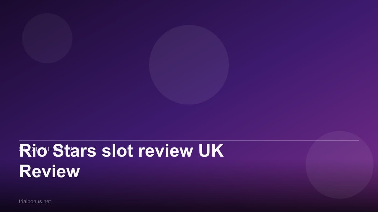 Rio Stars slot review UK Review