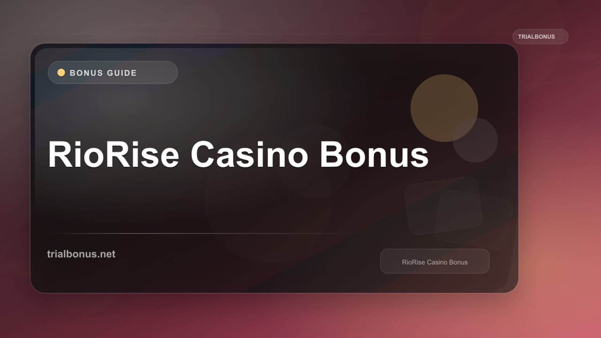 RioRise Casino Bonus