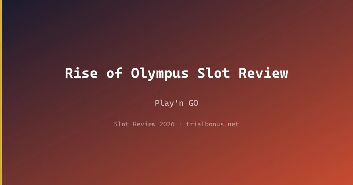 Rise of Olympus Slot Review