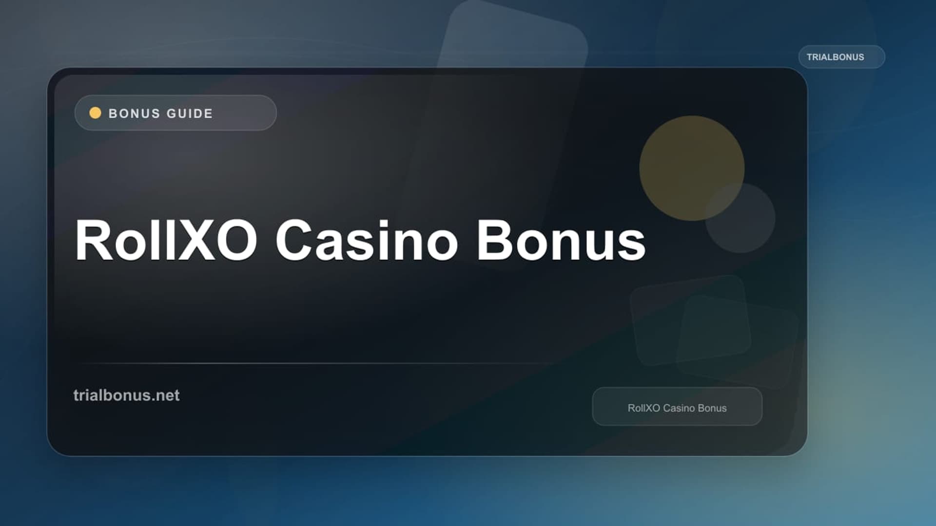 RollXO Casino Bonus