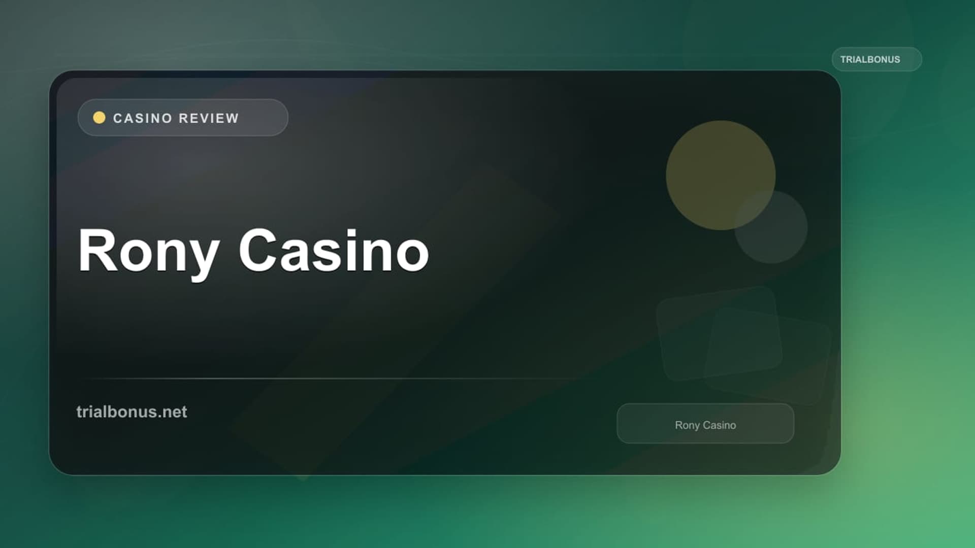 Rony Casino