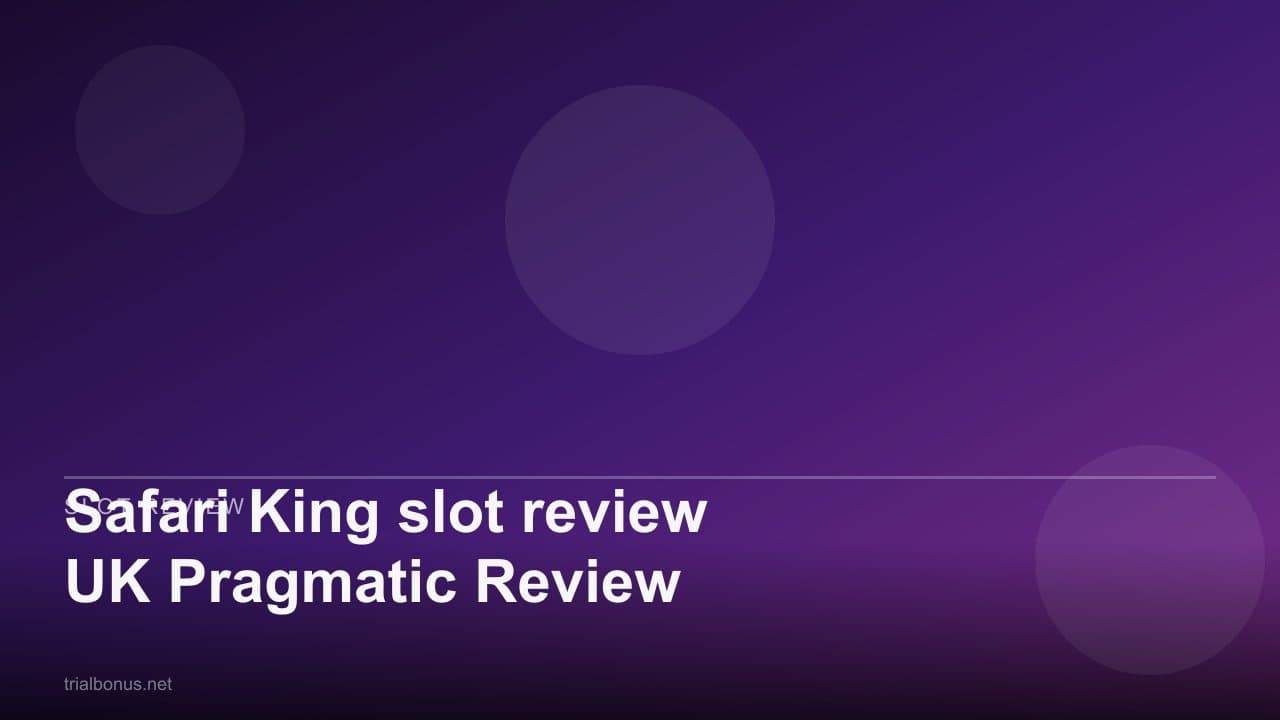 Safari King slot review UK Pragmatic Review