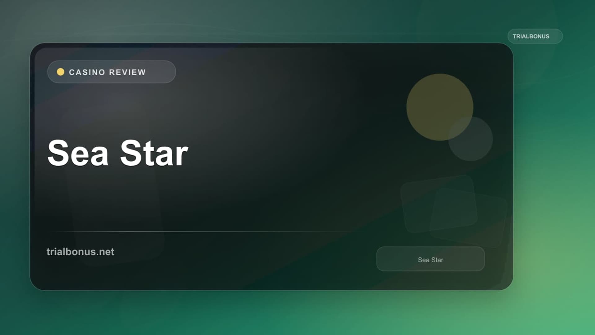 Sea Star