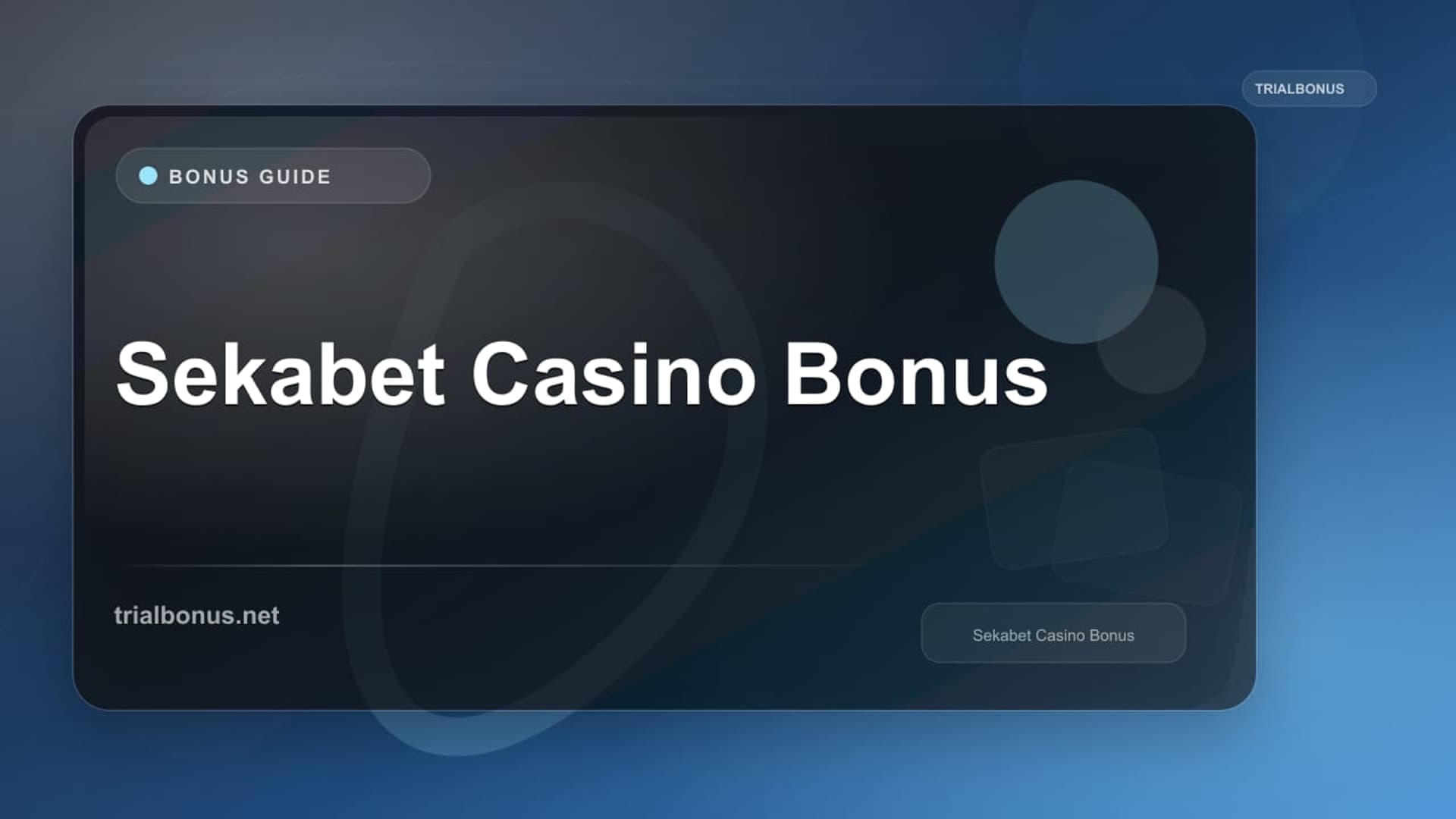 Sekabet Casino Bonus