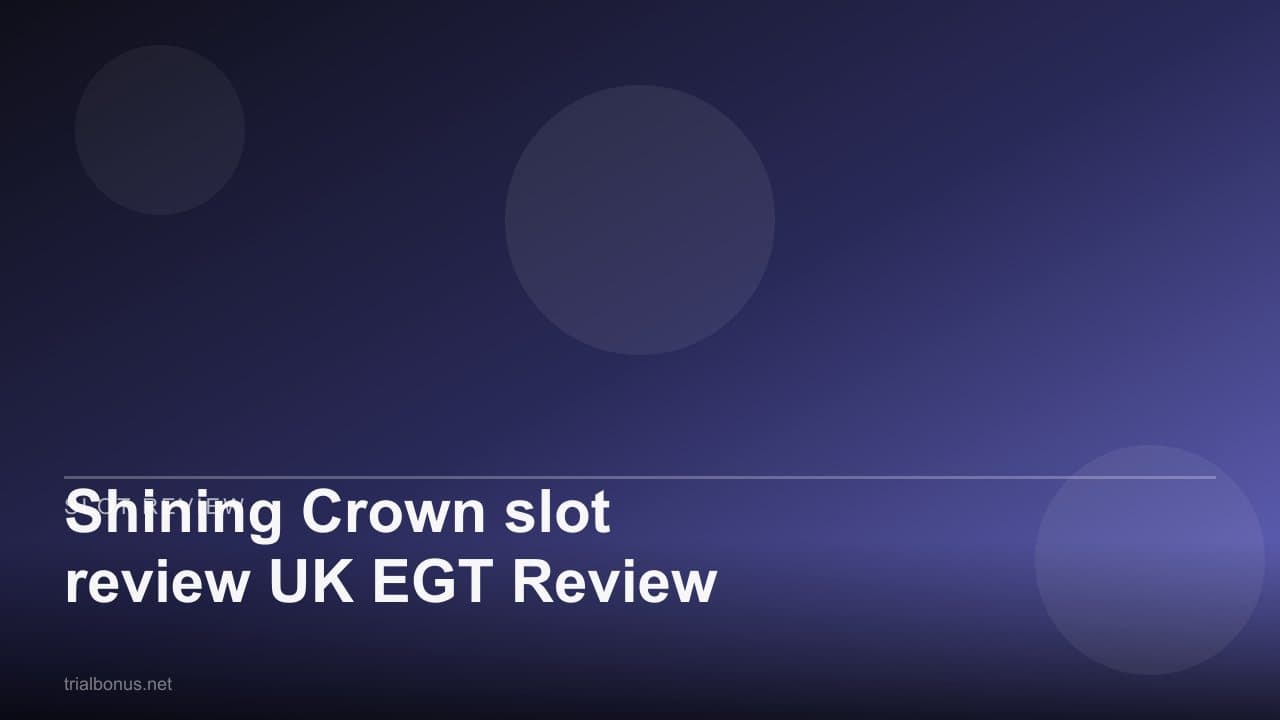 Shining Crown slot review UK EGT Review