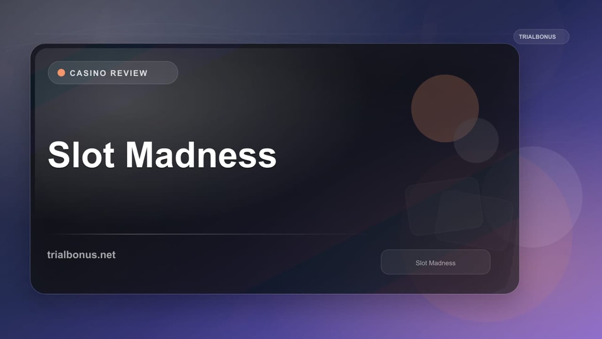 Slot Madness (Revenue Share) logo
