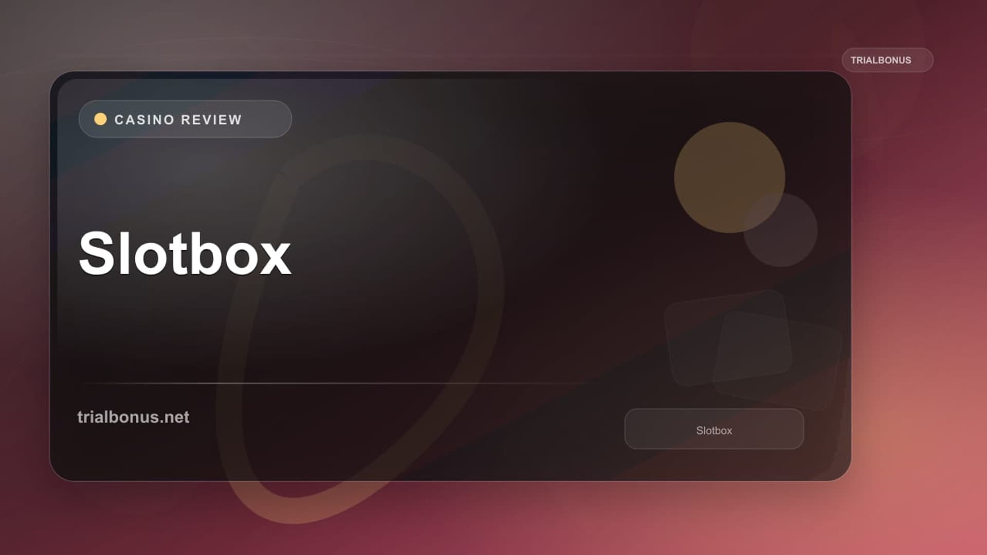 Slotbox Review