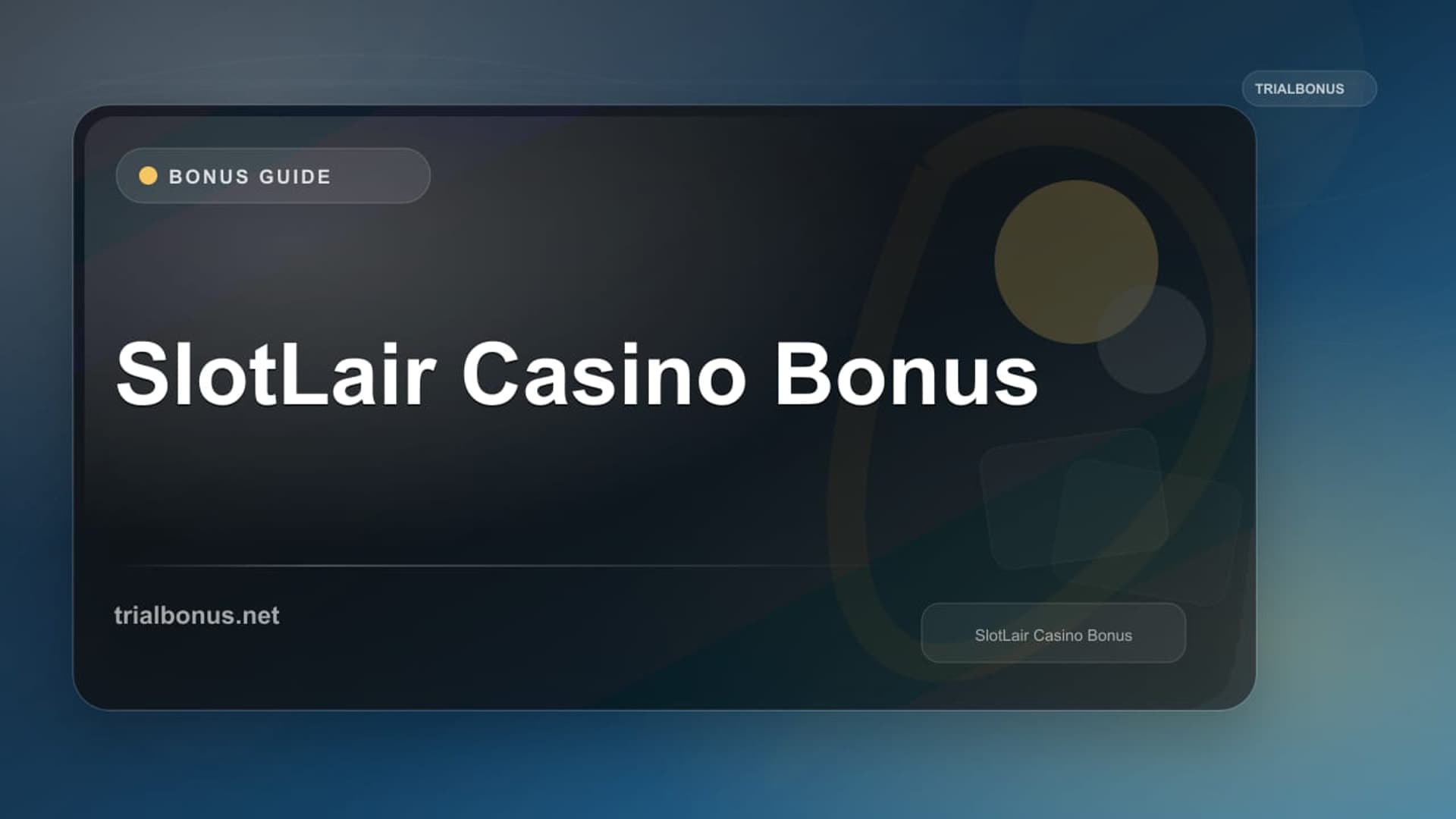 SlotLair Casino Bonus