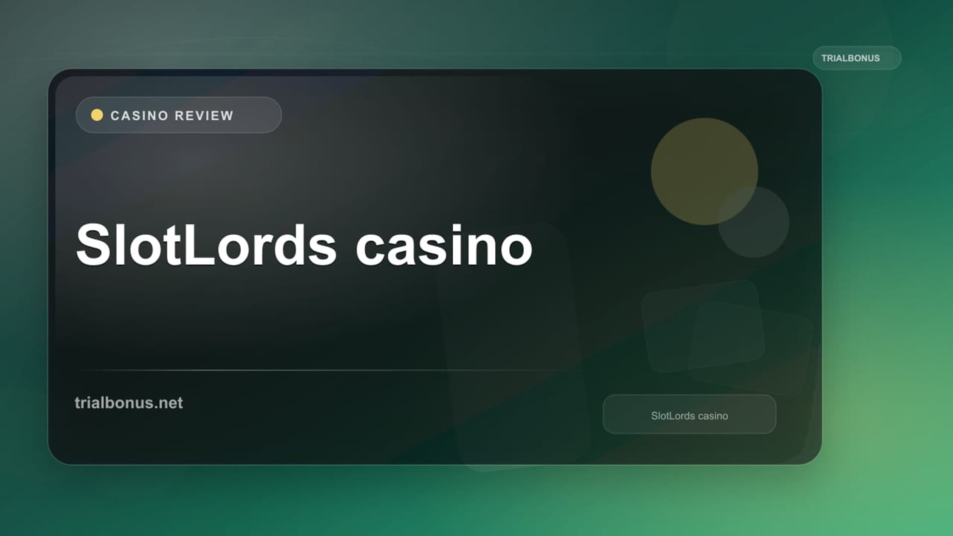 SlotLords casino