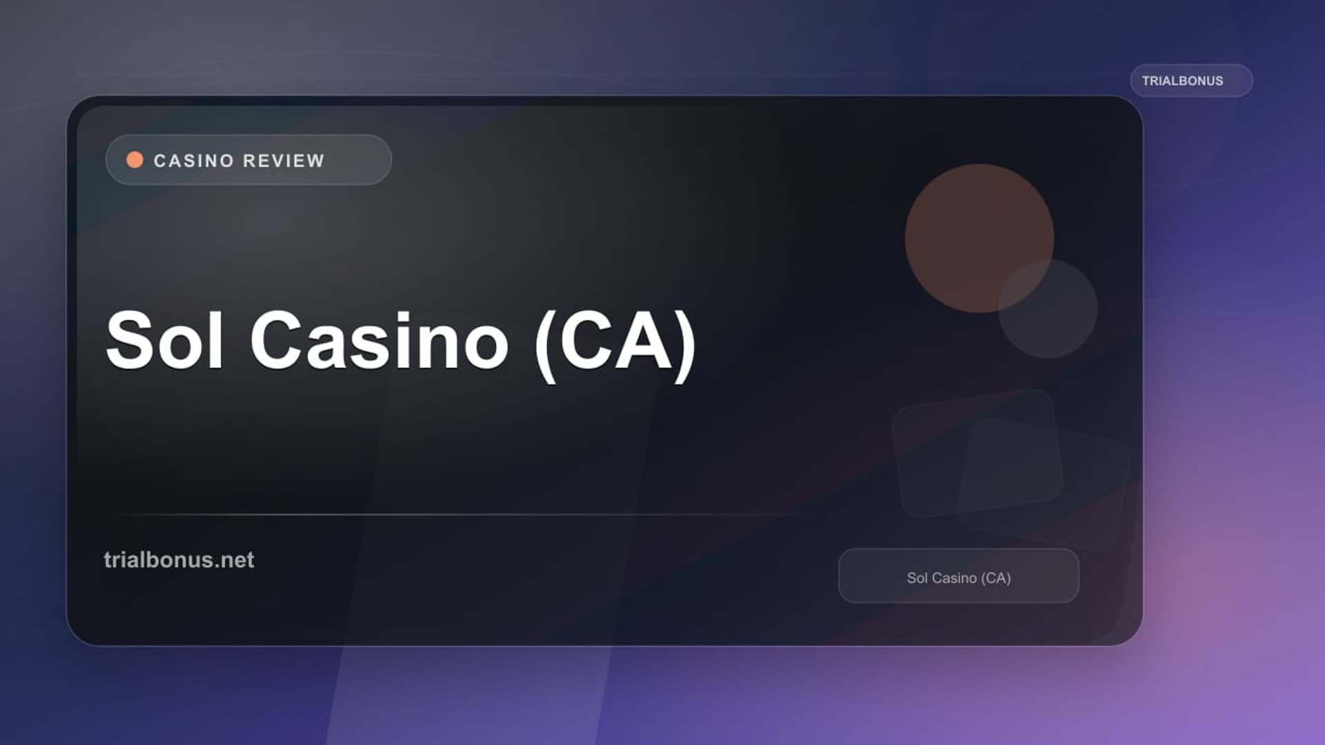 Sol Casino (CA)