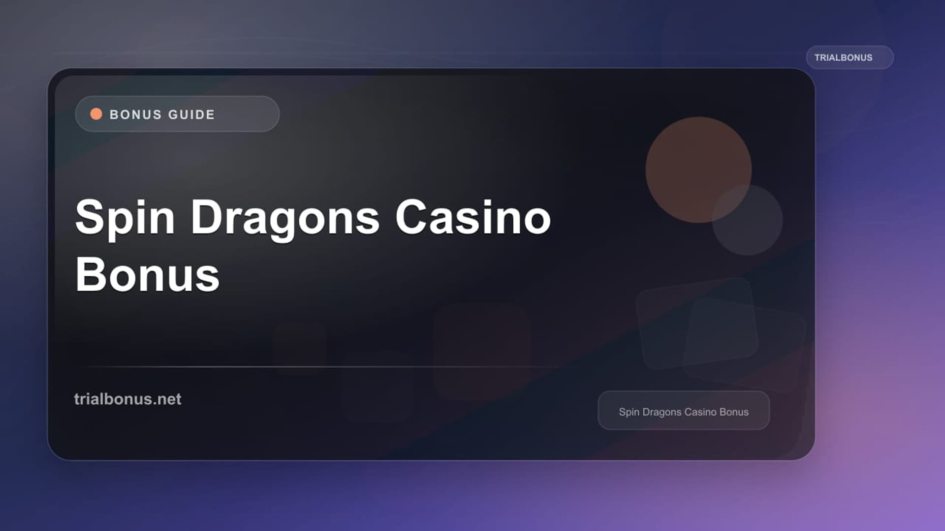 Spin Dragons Casino Bonus