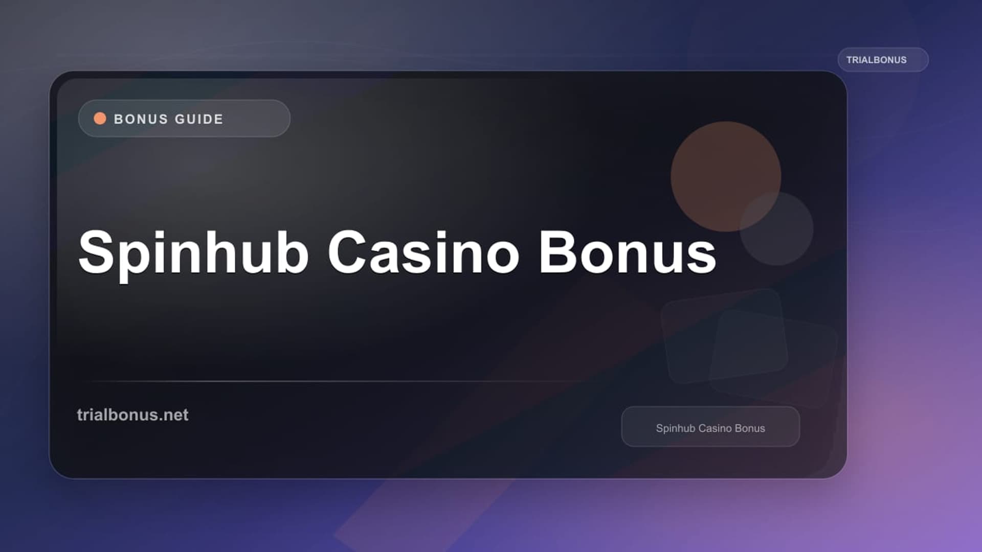 Spinhub Casino Bonus