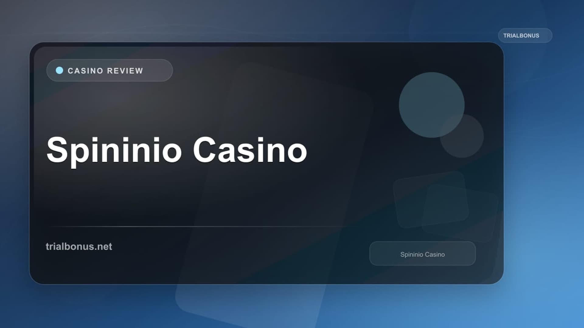 Spininio Casino