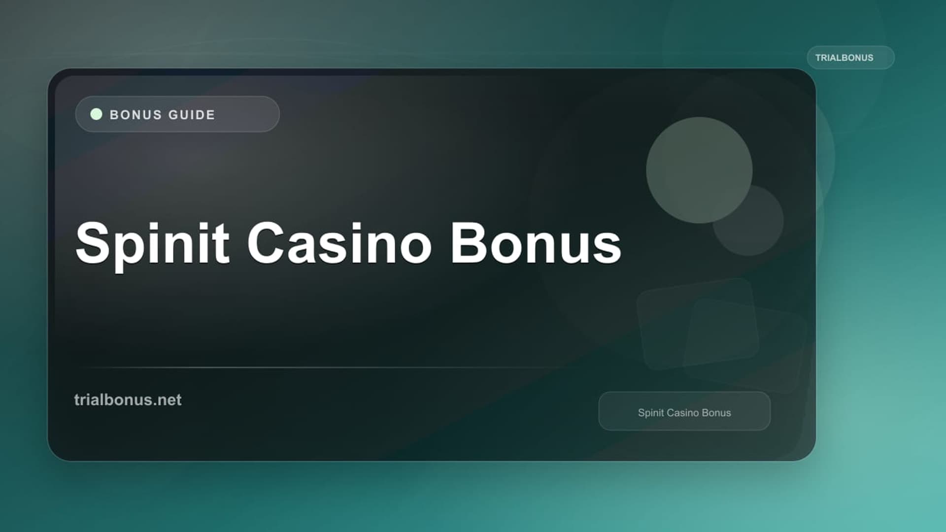 Spinit Casino Bonus