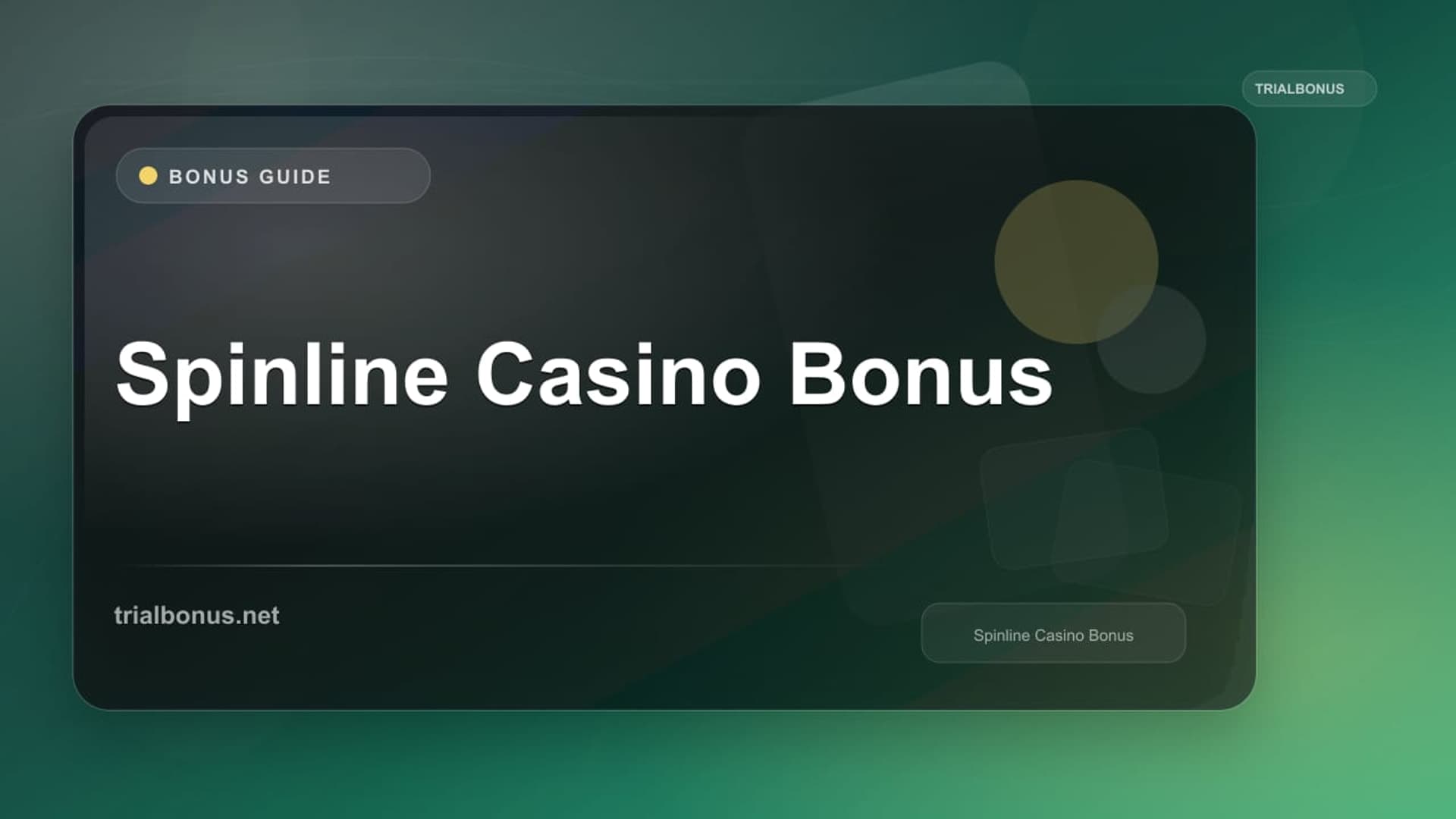 Spinline Casino Bonus
