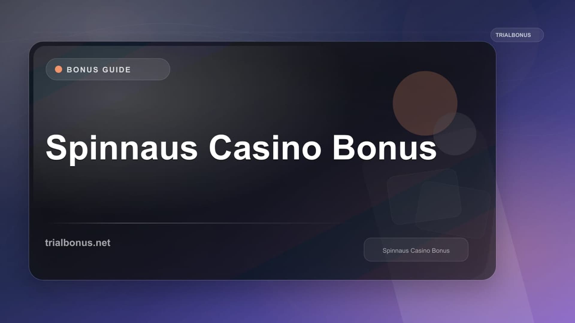 Spinnaus Casino Bonus