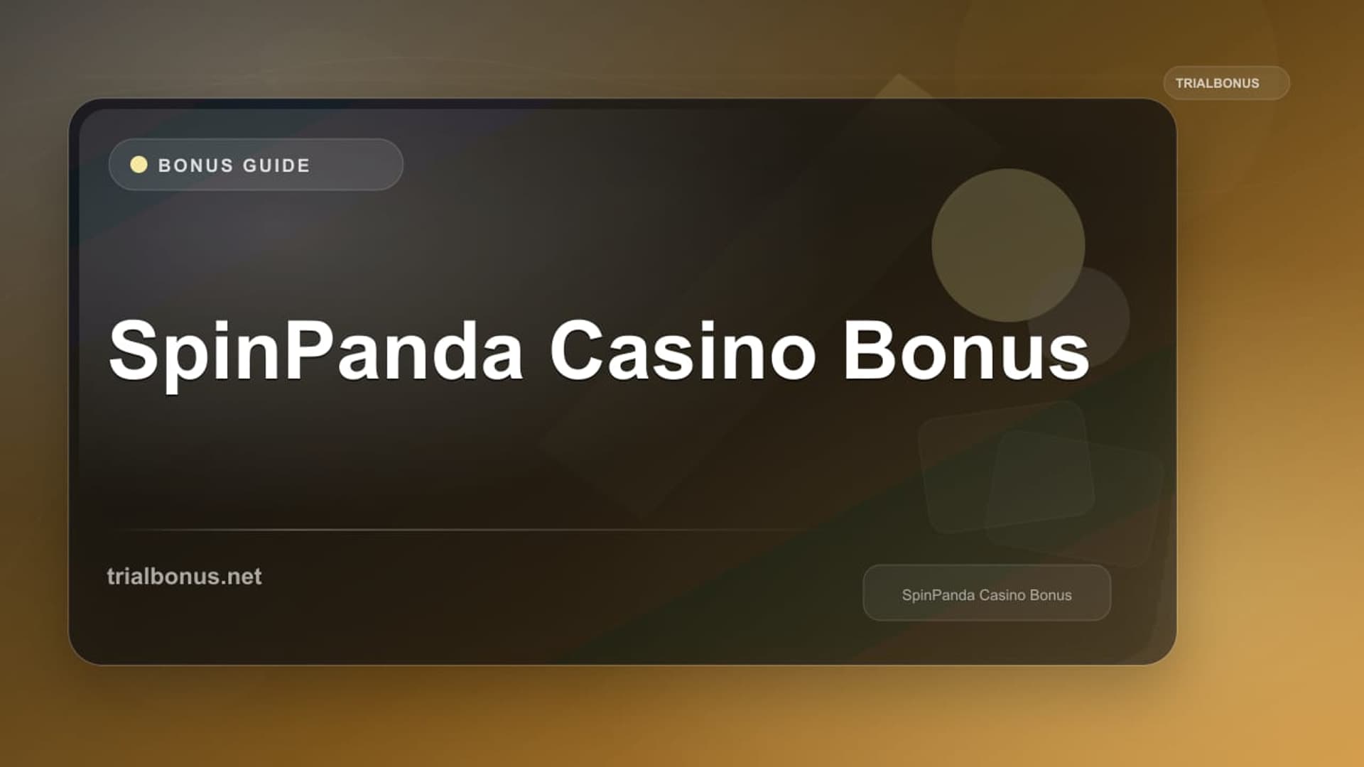 SpinPanda Casino Bonus
