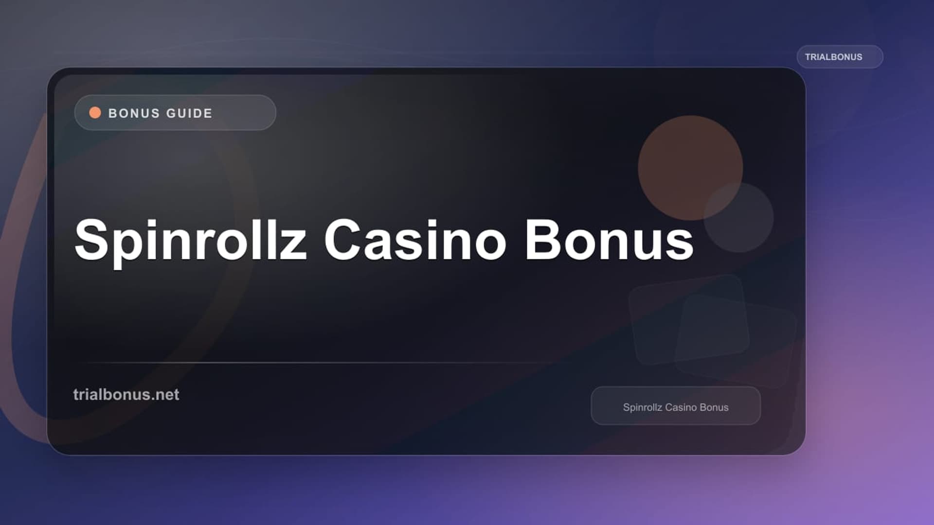 Spinrollz Casino Bonus