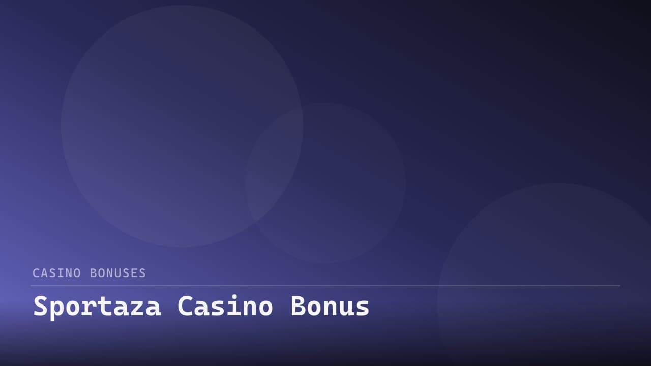 Sportaza Casino Bonus