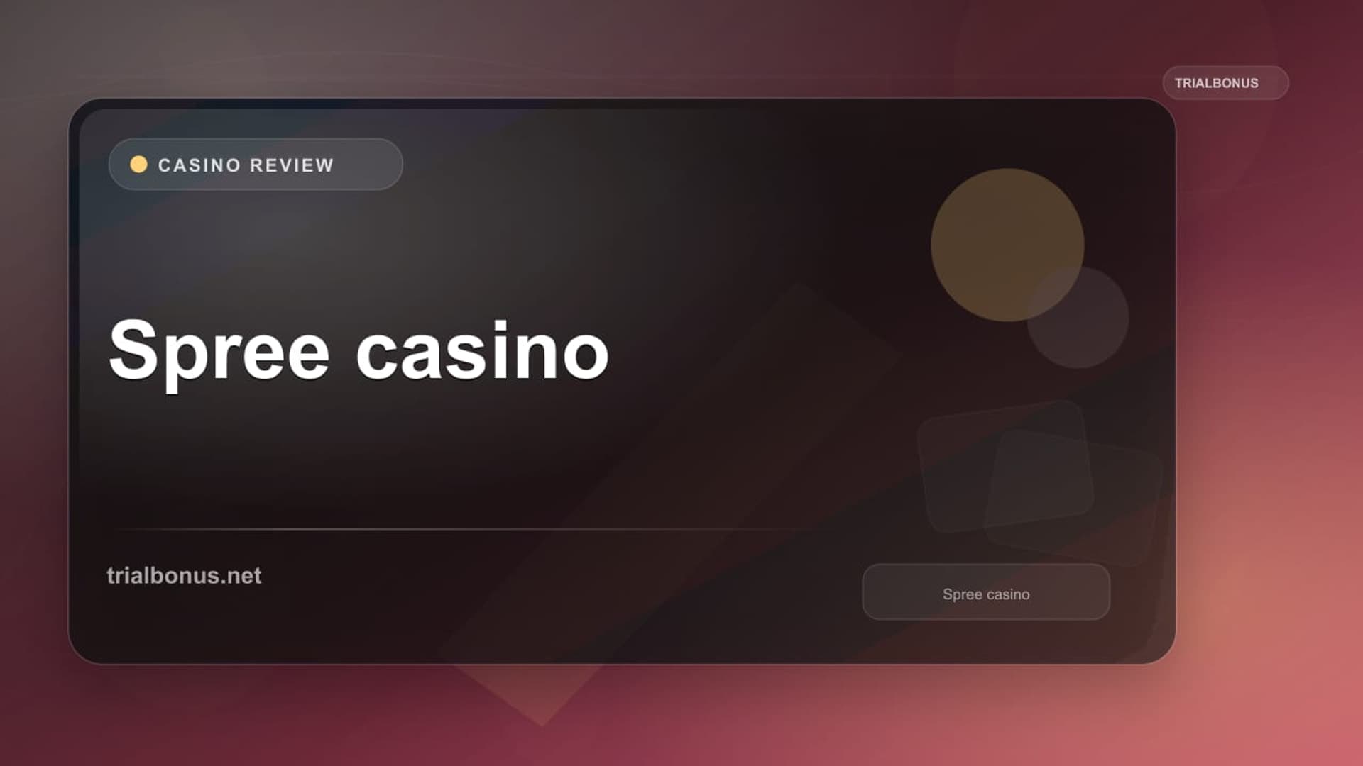 Spree casino logo