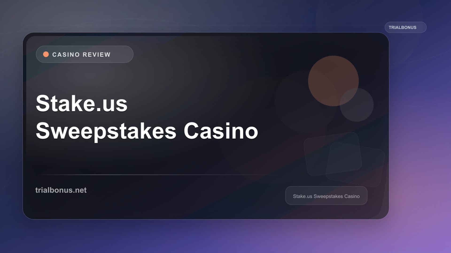 Stake.us Sweepstakes Casino