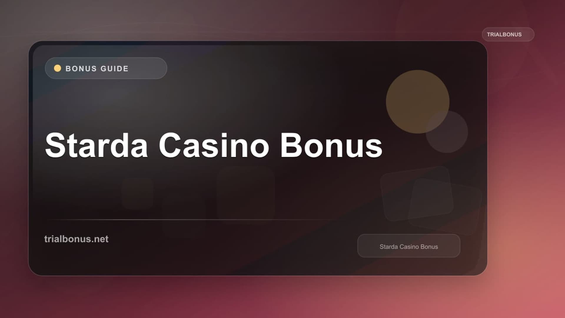 Starda Casino Bonus