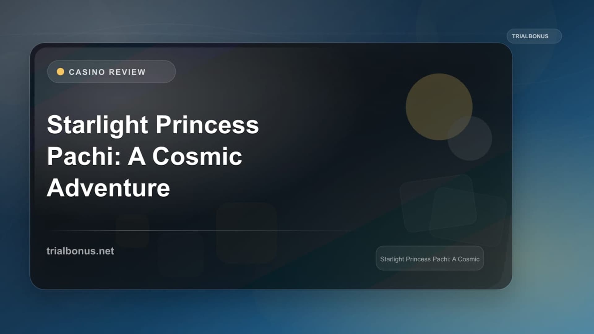 Starlight Princess Pachi: A Cosmic Adventure in Slot Gaming