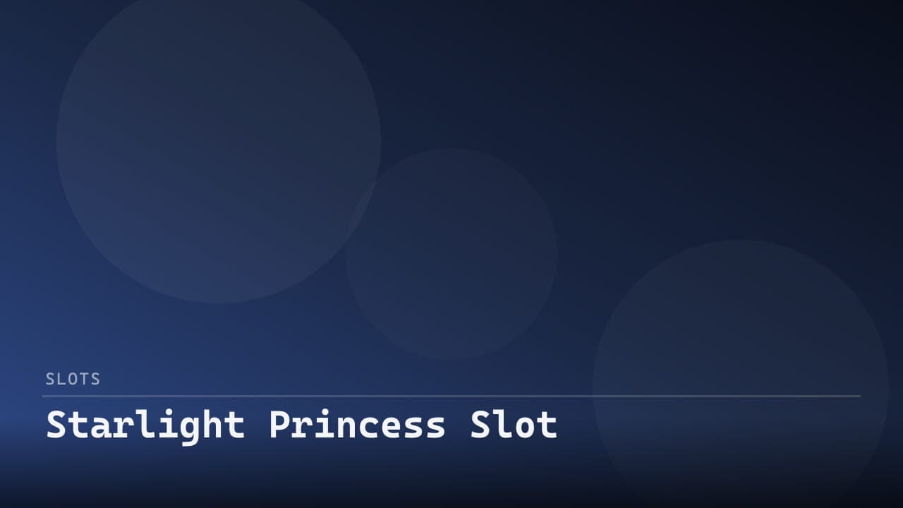 Starlight Princess Slot