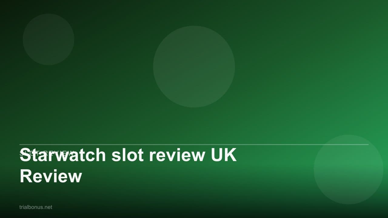 Starwatch slot review UK Review