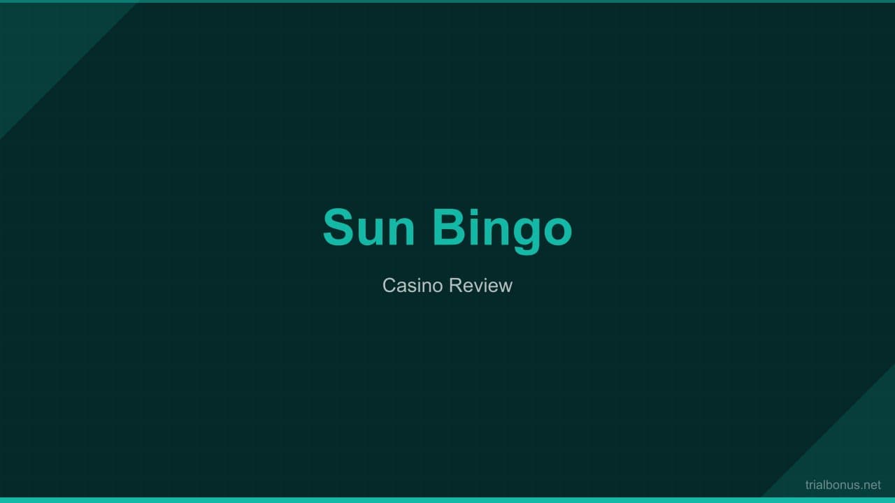 Sun bingo casino Review